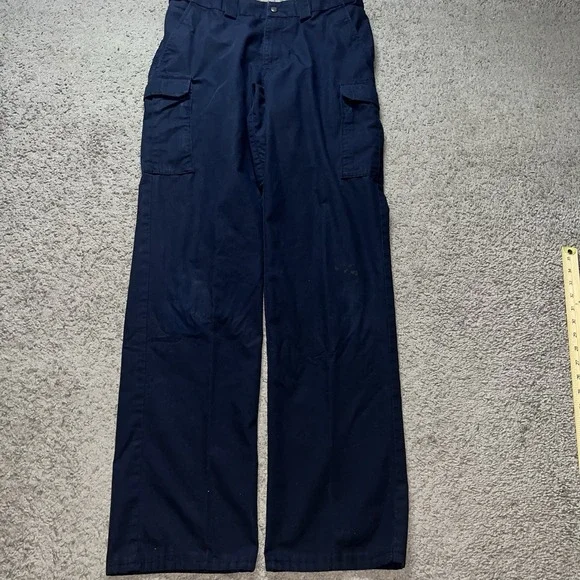 5.11 Tactical Cargo Pants Mens 34x35 Black Ripstop Utility Work Outdoor - Picture 2 of 7